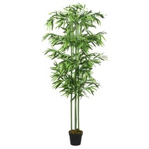 Artificial Bamboo Tree 576 Leaves 150 cm Green - £49.64 GBP