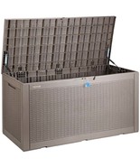 Deck Box, 100 Gallon Outdoor Storage Box, 48.0&quot; x 21.5&quot; x 24.5&quot;, Waterpr... - $232.17 CAD