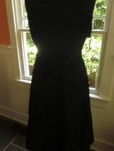 J Crew Seer Sucker Strapless Beach Black Dress 69209 Size 4 Pre-Owned - $14.99