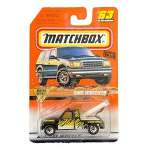 Matchbox 1998 Motor Sports Black And Yellow GMC Wrecker Die Cast - £5.26 GBP