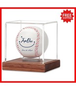 Clear Acrylic Baseball Holder with Wooden Base – Perfect for Autographs - $539.50 MXN