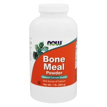 NOW Foods Bone Meal Powder, 1 lbs. - £14.22 GBP