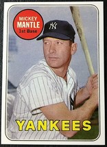 1969 Topps #500 Mickey Mantle Reprint - MINT - New York Yankees - £1.55 GBP