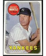 1969 Topps #500 Mickey Mantle Reprint - MINT - New York Yankees - £1.55 GBP
