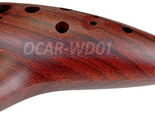 Wood Simulated 12-Hole Alto C Ocarina Flute With Quality Craftsmanship - £31.35 GBP