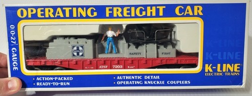 K-LINE OPERATING SEARCHLIGHT TRAIN CAR K-7203 O/27 GAUGE NOS - $59.00