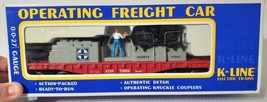 K-LINE OPERATING SEARCHLIGHT TRAIN CAR K-7203 O/27 GAUGE NOS - $59.00