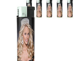 Texas Pin Up Girl D6 Lighters Set of 5 Electronic Refillable Butane  - $15.79