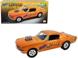 1965 Ford Mustang A/FX Orange Metallic &quot;Rat Fink Mighty Mustang&quot; Limited Editio - £135.93 GBP
