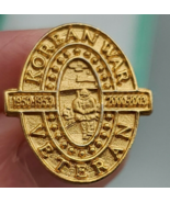 Korean War Veteran Pin  50 Years Gold tone Lapel made in USA - $193.63 MXN