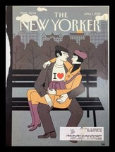 COVER ONLY The New Yorker April 1 2013 Theme Cover I Love by Luci Gutierrez - £7.44 GBP