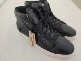 Madden NYC Mens High Top Lace-Up Court Sneakers Black Size 11.5 RN 128692 - £39.53 GBP