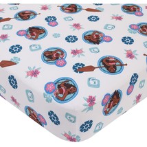 Disney Moana Fitted Crib Sheet 100% Soft Microfiber, Baby Sheet, Fits St... - £26.54 GBP