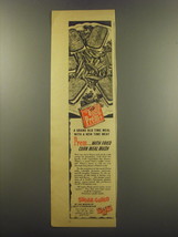 1944 Swift's Prem Meat Ad - A grand old time meal with a new time meat - $18.49