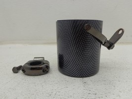 MOTORYCLE CUP HOLDER FOR 1&quot; BARS HANDLEBARS CARBON FIBER LOOK - £18.80 GBP