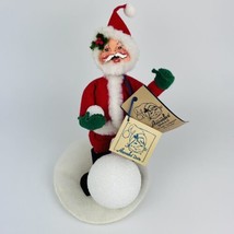 Vintage 1998 Annalee Christmas Dolls Santa Claus Snow Ball Fun USA Handmade NEW - £24.21 GBP