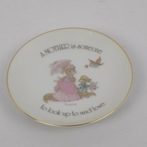 Mothers Day 4&quot; Vintage 1976 Lasting Treasures Plate Mother Look up to and Love - $5.95