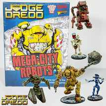 Warlord Games 2000AD Judge Dredd Miniatures Game Mega-City Robots Figures - £41.25 GBP