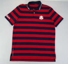 Mens Ralph Lauren RLX 2016 Team USA Ryder Cup Stripe Polo Golf Shirt Sz Large - $18.95