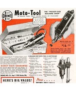 1948 Dremel Moto Tool Kit #2 Advertisement Carpentry Woodworking Vintage... - $27.45 CAD