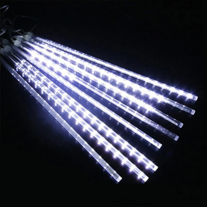 Led Outdoor String Lights 8 s Meteor Shower Street Gars Christmas Tree Decoratio - £81.92 GBP