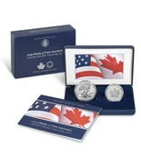 2019 Pride Of Dos Naciones Juego - Plateado Águila &amp; una Hoja de Arce Pr... - $255.21 CAD