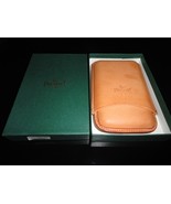 Beige Smooth Leather Cigar Case - $1,386.60 MXN