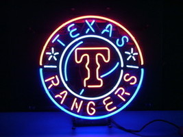 MLB Texas Rangers Baseball Beer Bar Neon Light Sign 16&quot; x 16&quot; - $499.00