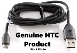 HTC Micro USB Charging &amp; Data Cable Black Universal - £4.53 GBP