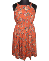 Torrid Floral Sleeveless Challis Flowy High Low Dress -Pockets- Plus Size 1X - £39.32 GBP
