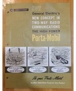 GENERAL ELECTRIC PHAMPLET - ECR-1162 - 2 WAY RADIO PORTA-MOBIL  - £7.42 GBP