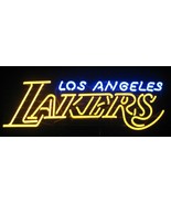 NBA Los Angeles LA Lakers Basketball Neon Light Sign 32&quot; x 12&quot; - £546.50 GBP