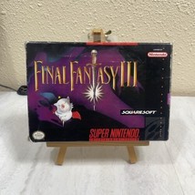Final Fantasy III (Super Nintendo SNES) CIB Manual/Map/Poster - Authenti... - £231.18 GBP