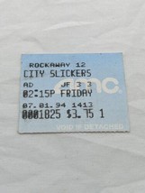 Rockaway 12 City Slickers 07 01 1994 2:15 Movie Ticket Stub - £27.24 GBP