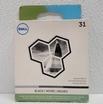Dell 31 Genuine Ink Black MYVXX New Single Use Standard Capacity Print Cartridge - £36.39 GBP