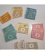 1961 Monopoly Board Game Replacement Lot Money Bills Parts Only 337 bill... - $190.55 MXN