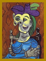 Decoration Poster.Home room art.Interior design.Picasso Woman.Cubism.7282 - £13.65 GBP+