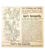 Ayer&#39;s Sarsaparilla 1885 Advertisement Victorian Quack Medicine ADBN1A14 - $27.87 CAD