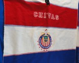 GUADALAJARA CHIVAS FUTBOL SOCCER RED WHITE BLUE SPORT DEPORTIVO PONCHO S... - £33.67 GBP