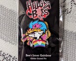 Helluva Boss Bee&#39;s Inner Rainbow Glitter Enamel Pin on Pin Official Beel... - $44.90