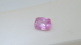  Vivid Pink fine premium handcrafted Sapphire premium handcrafted rectangular cu - £646.08 GBP