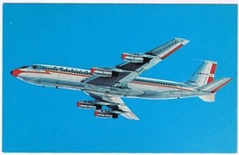 Postcard American Airlines First With Jets Across The USA 707 Jet Flagships - £3.10 GBP