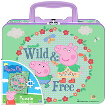 Peppa Pig 48 Piece Jigsaw Puzzle in Tin with Handle - £14.00 GBP