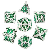 Dnd Dice Set - Metal D&amp;D Polyhedral Dice 7/Set For Dnd (Dungeons And Dra... - $36.65