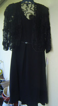Nwt Dana Kay Black Rossetti Jacket Dress Size 8 $130 - £38.38 GBP