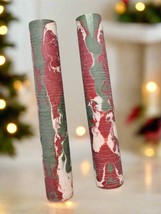 Pen Blanks: Christmas Inspired Swirled Resin Pen Blanks using Red, Green... - $20.99