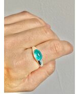 3.25c Simulated Paraiba Tourmaline Handmade Mens Special Ring - $89.04