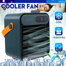 Mini Portable Fan Air Conditioner Air Cooler Battery Rechargeable Usb De... - £50.75 GBP