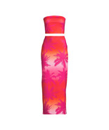 No Boundaries Tube Top and Maxi Skirt 2 Piece Set, Vendor Pink Size XS(1) - $474.16 MXN