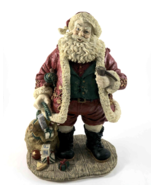 Christmas Santa  Figurine With Bag Of Presents 10.5&quot; tall Extra Special - £23.44 GBP